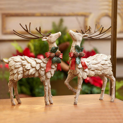 Ensemble de 2 figurines en résine