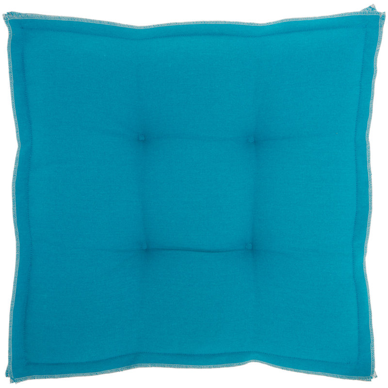 Outdoor 3'' Seat Cushion, Turquoise