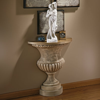 Garden of Versailles Wall Urn Console Table