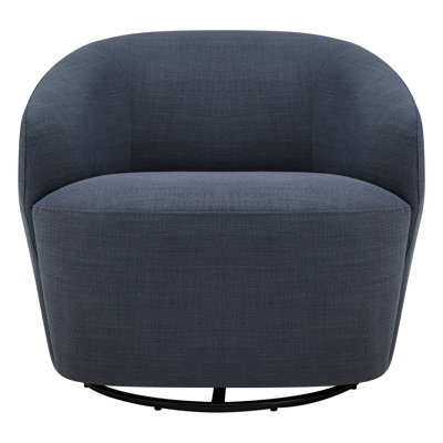 Ingetraut Upholstered Swivel Barrel Chair