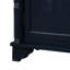 Table d'entrée bleu marine et brune marine avec tablette de rangement, tablette amovible personnalisable de 40 po