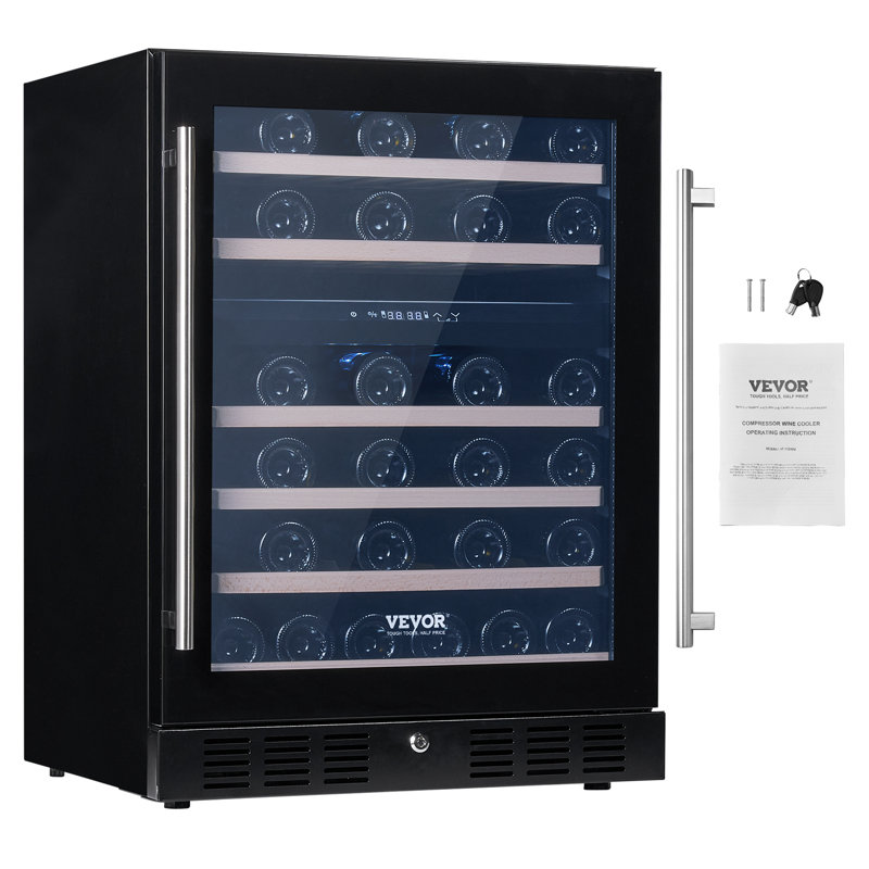 VEVOR Single Zone 23.42'' Wine & Beverage Refrigerator