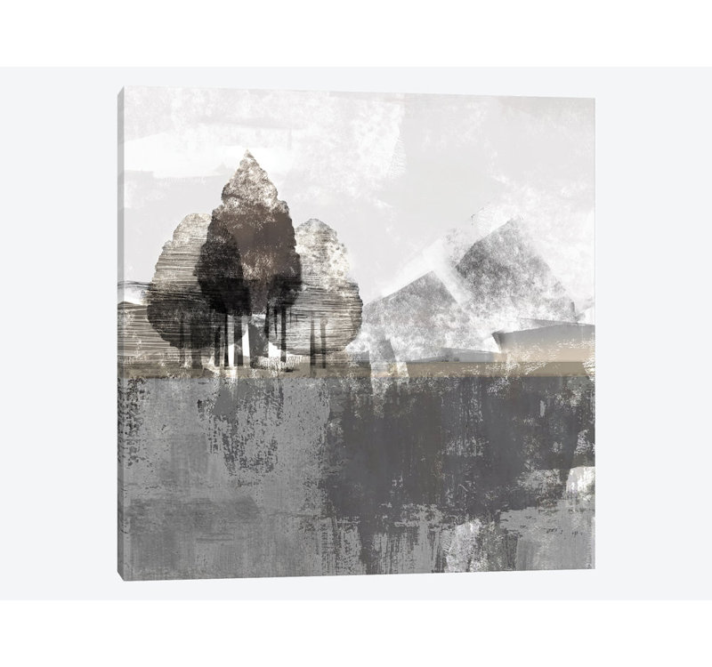« textureed landscape », impression sur toile, H 37 po x l 37 po x P 1,5 po, Pas de tapis, Toile tendue