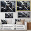 «Silver Wings Chrome Reflection Airliner» - art mural train-1329692884-1329692887