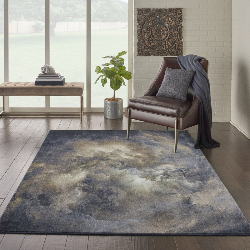 Tapis brun zone Edite, Rectangle 9 pi x 12 pi