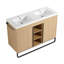 Freestanding Bathroom Vanity With Resin Double Sink,Soft Close Door,KD-Packing-1969401868