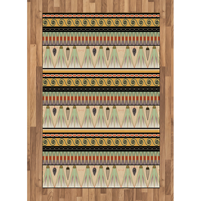 Millis Geometric Hand Woven Area Rug, Rectangle 120 x 180cm