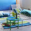 Muturi Cobalt Outdoor Rug-1405351091