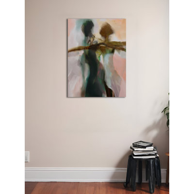 " Abstract Silhouette Of Female Dancers "