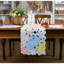 Chemin de table de Pâques long, chemin de table lapin brodé à motif écossais
