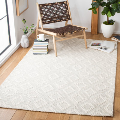 Marbella Hand Woven Wool And Cotton With Latex Geometric Rug