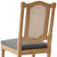 Chaise d'appoint rembourrée H 20,3 po Amando-108916562