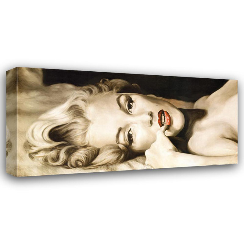 Marilyn Monroe - Reclined, 12" H x 24" W