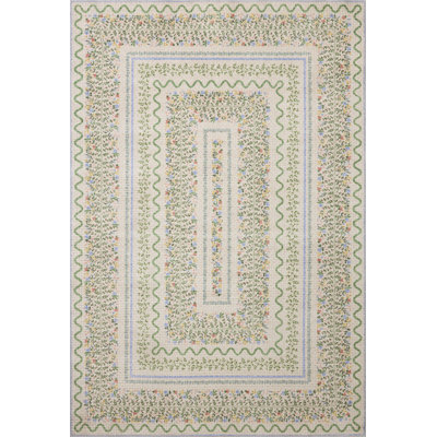 Tapis ivoire / multicolore Rifle Paper Company x Loloi Orchard