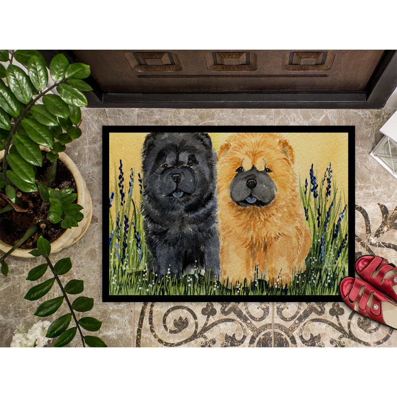 Tapis de porte intérieur rectangulaire anti-dérapant, Rectangle 2 pi x 3 pi