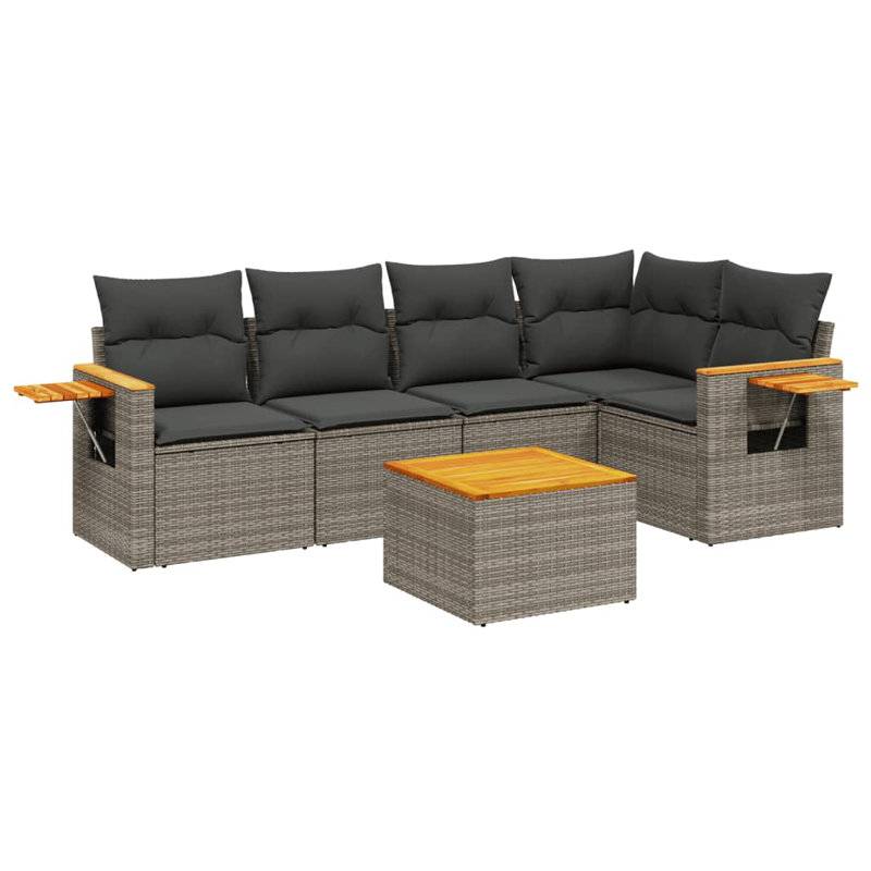 Vidaxl Garden Sofa Set, Gray