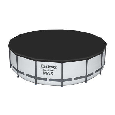 Bestway 15 Foot Steel Pro Max Above Ground Pool and API Revive 32 Oz Clarifier