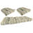Outdoor Wicker Cushion Set for Bench and 2 Seats-986222417