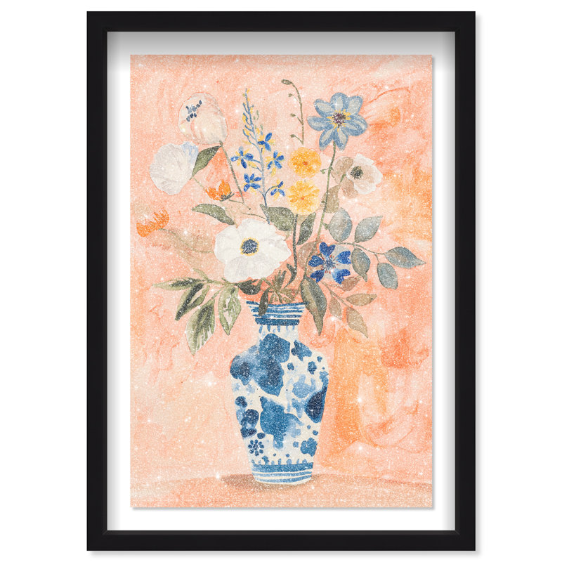 Vibrant Tapestry II Canvas Floral & Botanical Print by Oliver Gal, 31.5"H x 21.5"W, Black Frame