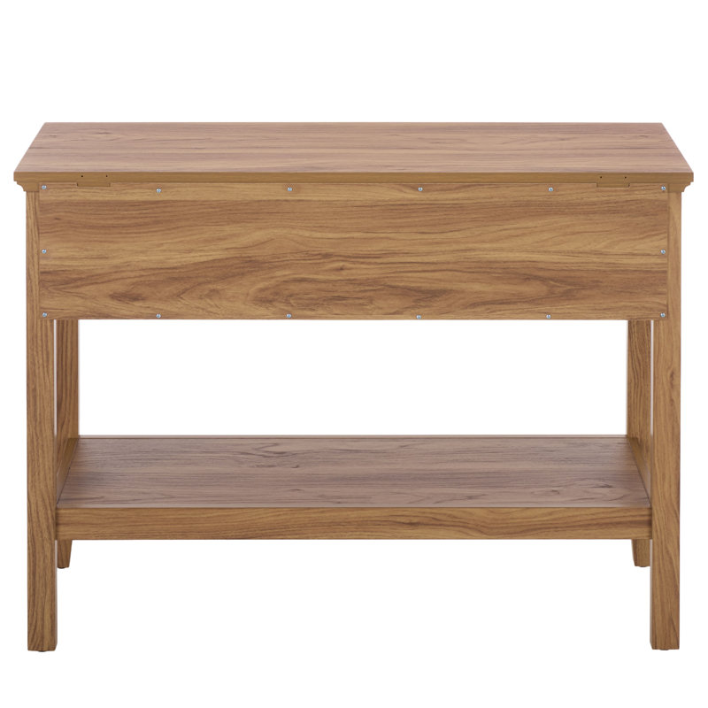 Quinta 2 Drawer 1 Shelf Console, Oak