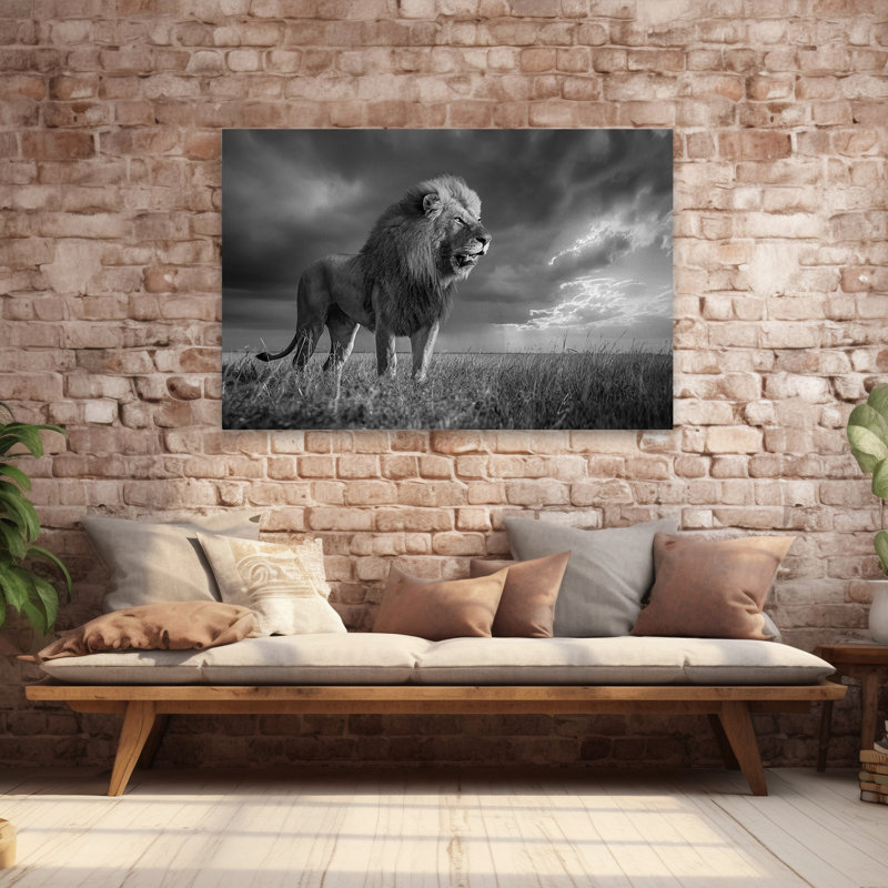 Egger – SavannaLion, 40" H x 60" W