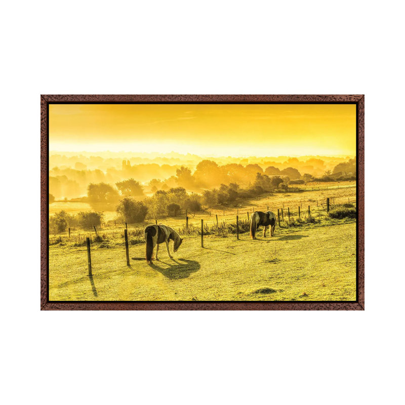 Bemerton Heath by David Gardiner - Print on Canvas, Classic Wood Framed, 66.04 cm H x 45.72 cm W