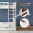 Solid Wood Twin-Over-Twin Convertible Bunk Bed With 2 Drawer, White