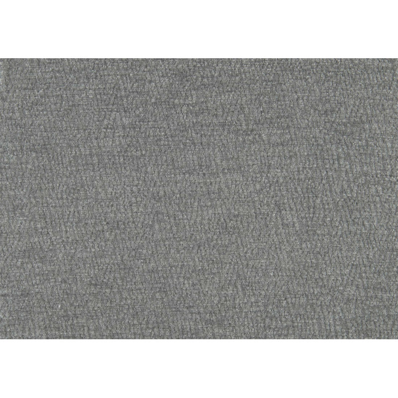 Grand lit moderne en placage de bois avec revêtement en chenille, plateforme ultra-basse pour les chambres élégantes (matelas non inclus)