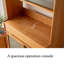 Buffet scandinave tout en bois massif
