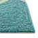Tapis bleu touffeté à la main Vogt