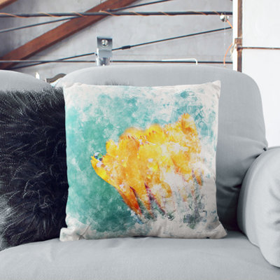 Floral Square Cushion