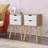 Coldiron Drawer Mid-Century Nightstand-467505842