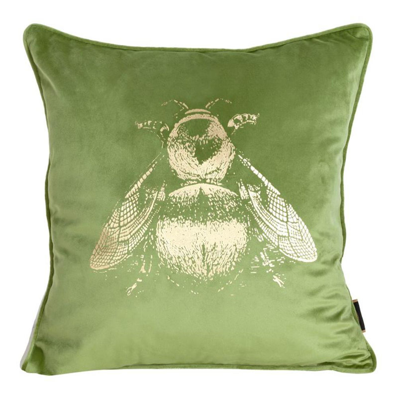 Square Pillow Case, Light Green