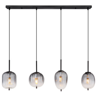 4 - Light Matte Black Pendant