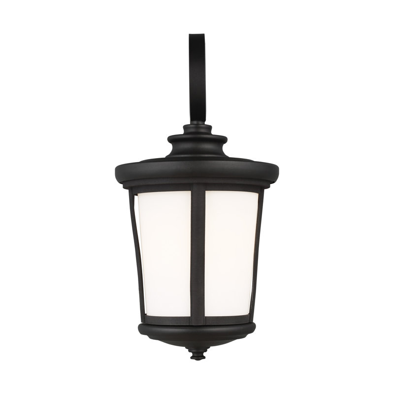 Lanterne murale d'extérieur Eddington , Noir, H 16,13 po x l 8 po x P 8 po, Non