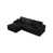Chaise noire droite