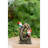 8.3X4.7X13.8" Decorative Woodland Gnome Water Fountain With LED Light