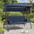 Kolyn Porch Swing with Stand and Adjustable Canopy-2055924749