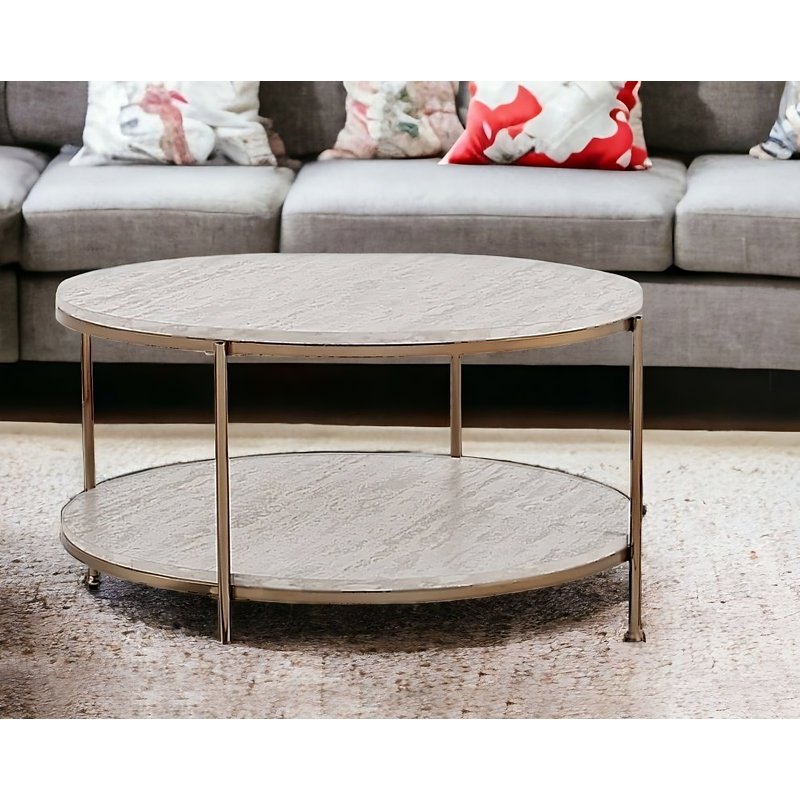 Table basse 33 po, Or