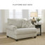 Chaise et demi en polyester Asanti