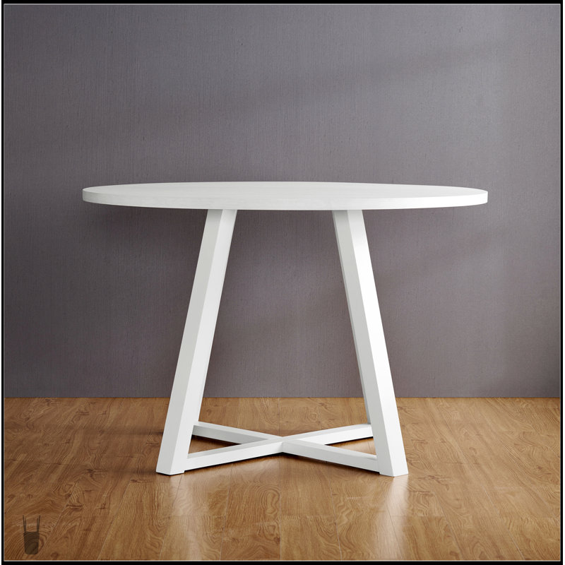 Ensemble de salle à manger 5 pièces Innes, table à tréteaux Innes, Brun