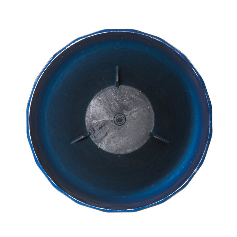 Dneisha Handmade Pot Planter, Cobalt Blue