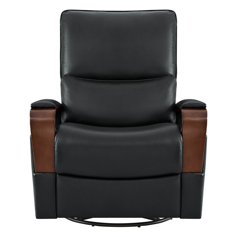 Fauteuil inclinable électrique pivotant en cuir véritable
