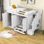 Lit mezzanine 2 tiroirs avec tablettes Graviel par Harriet Bee-787549475
