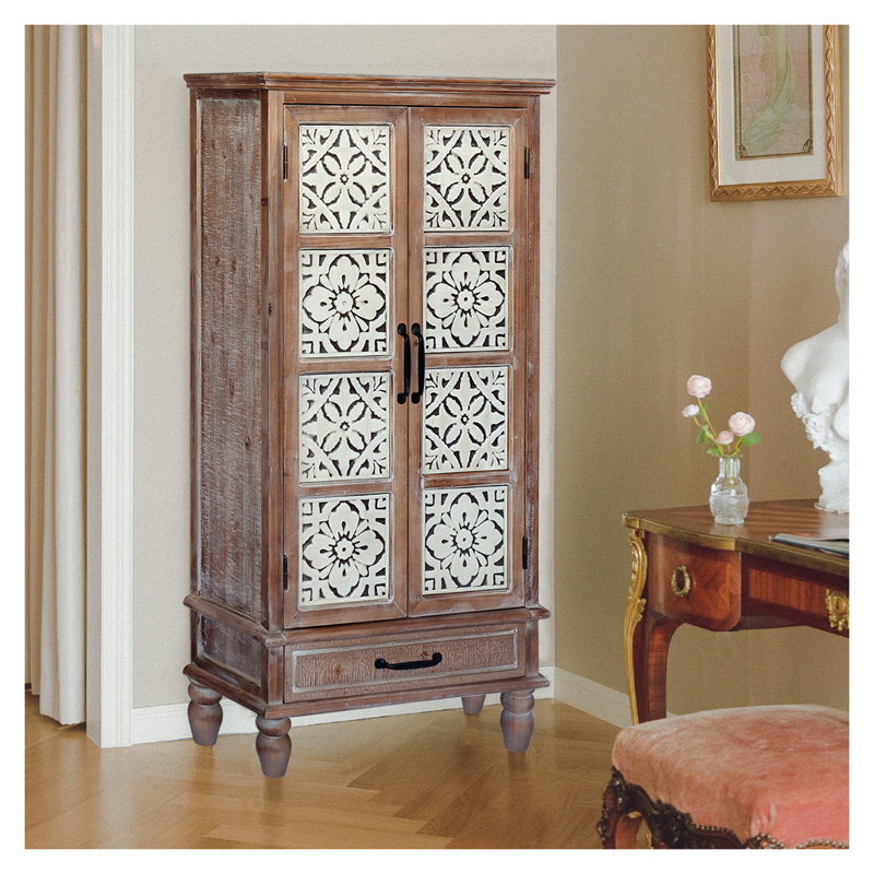 Grande armoire de rangement de 55,12 po - Buffet en bois rustique avec tiroir et portes - Buffet polyvalent avec rangement pour la cuisine, le salon et la salle à manger