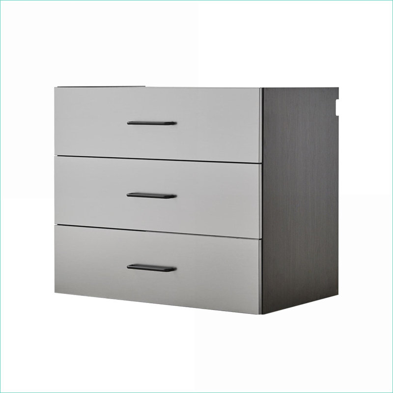 Armoires | Armoire de rangement murale moderne à tiroir en métal, l 32 po x H 28 po x P 20 po, gris anthracite | Minimaliste | Salle de bain