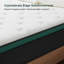 Inofia Mattresses Hybrid Mattress Pocket Sprung Motion Isolation, Airflow Layers, Medium Firm, Triple-Layer Support Foam, Enhanced Pressure Relief , Mattress in a Box-135820005