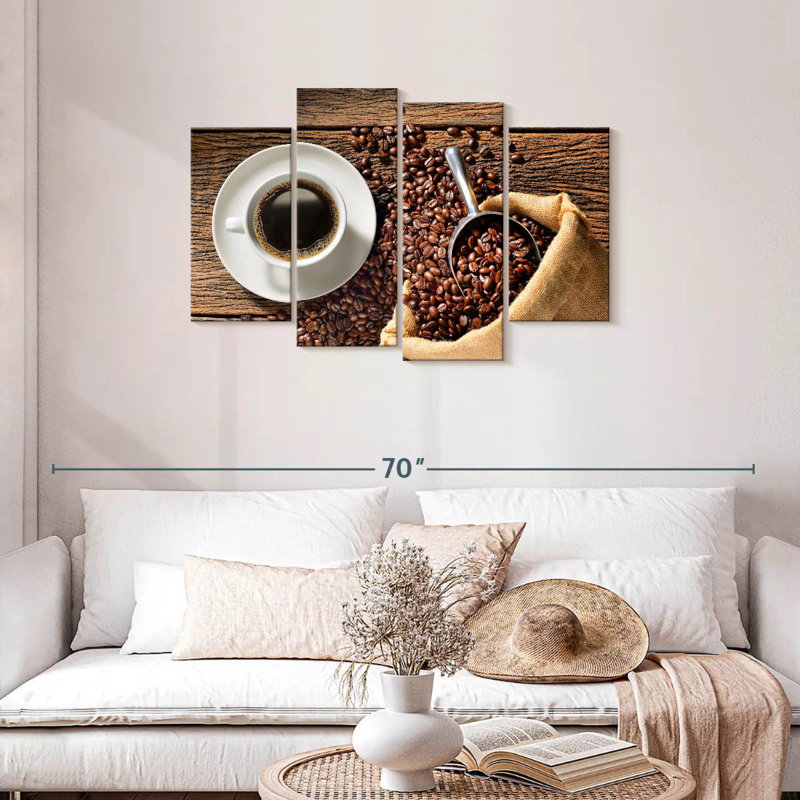 Tasse à café et grains Yarlin, H 27 po x l 43 po