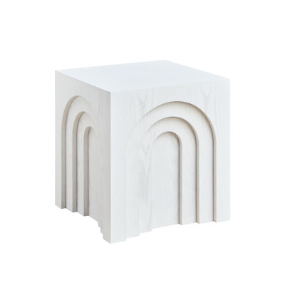 Table d'appoint carrée 15,74 po