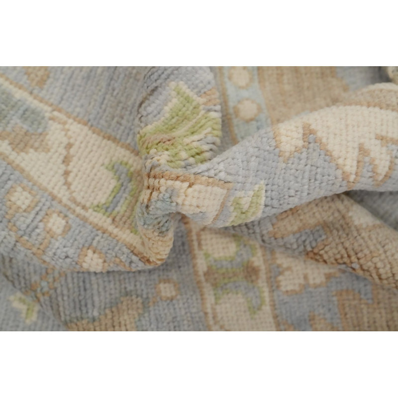 Tapis Oushak en laine à teinture végétale 10 x 15